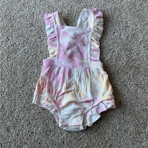 Cat & Jack Pastel Tie-Dye Baby Romper